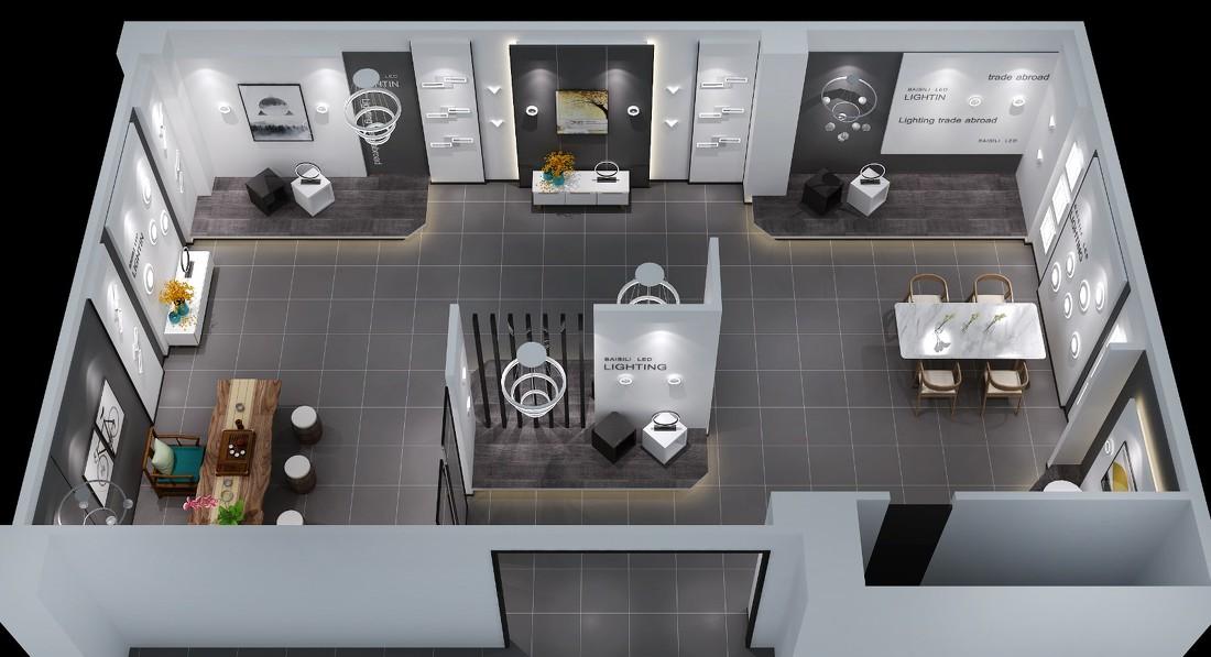 后现代灯饰照明展厅-0