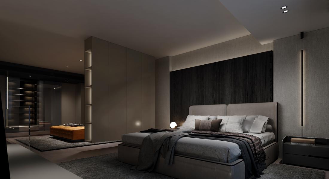 简约无界 · 85㎡高级灰单身公寓-2