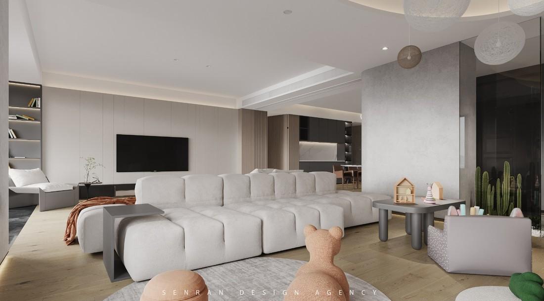 
申然设计 | 顺德万科水晶城220平私宅 -2