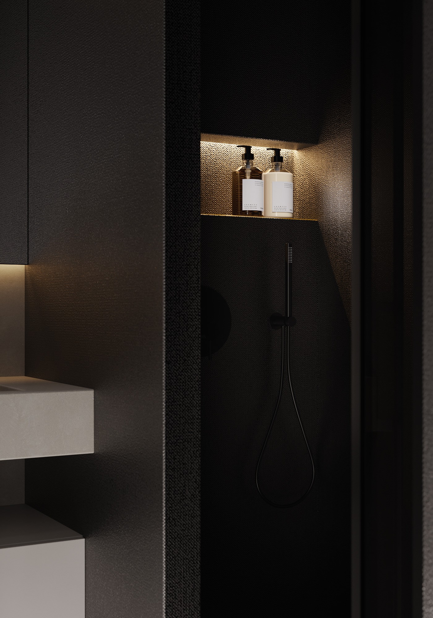 高级黑色系住宅设计 超酷-21