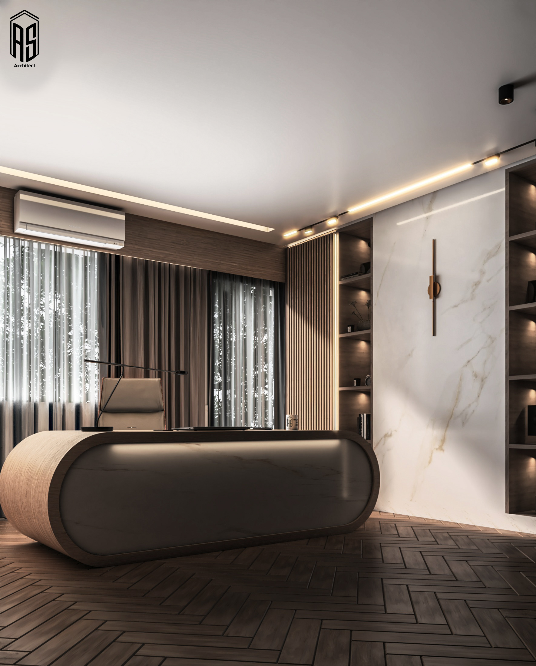 办公室室内设计丨沙特阿拉伯丨AHMED SEDIK-8