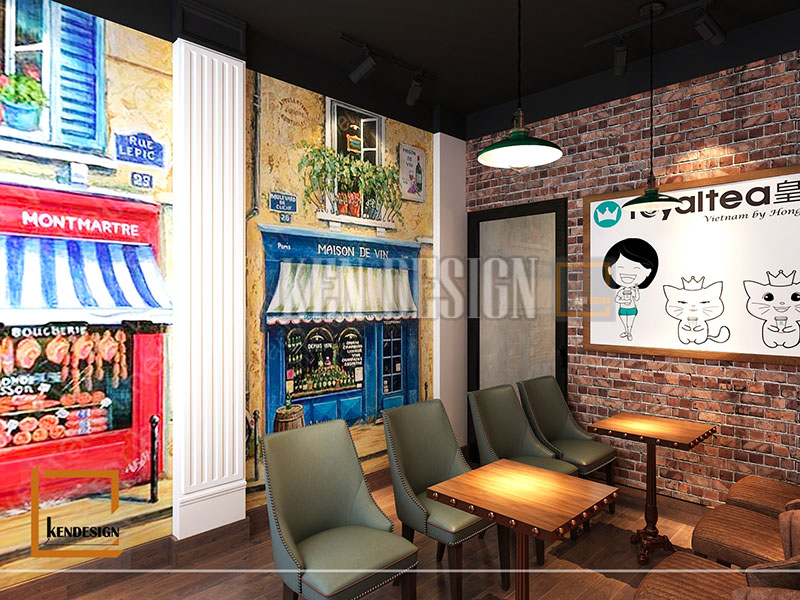 Royal Tea奶茶店法式古典风格设计丨Kendesign-27