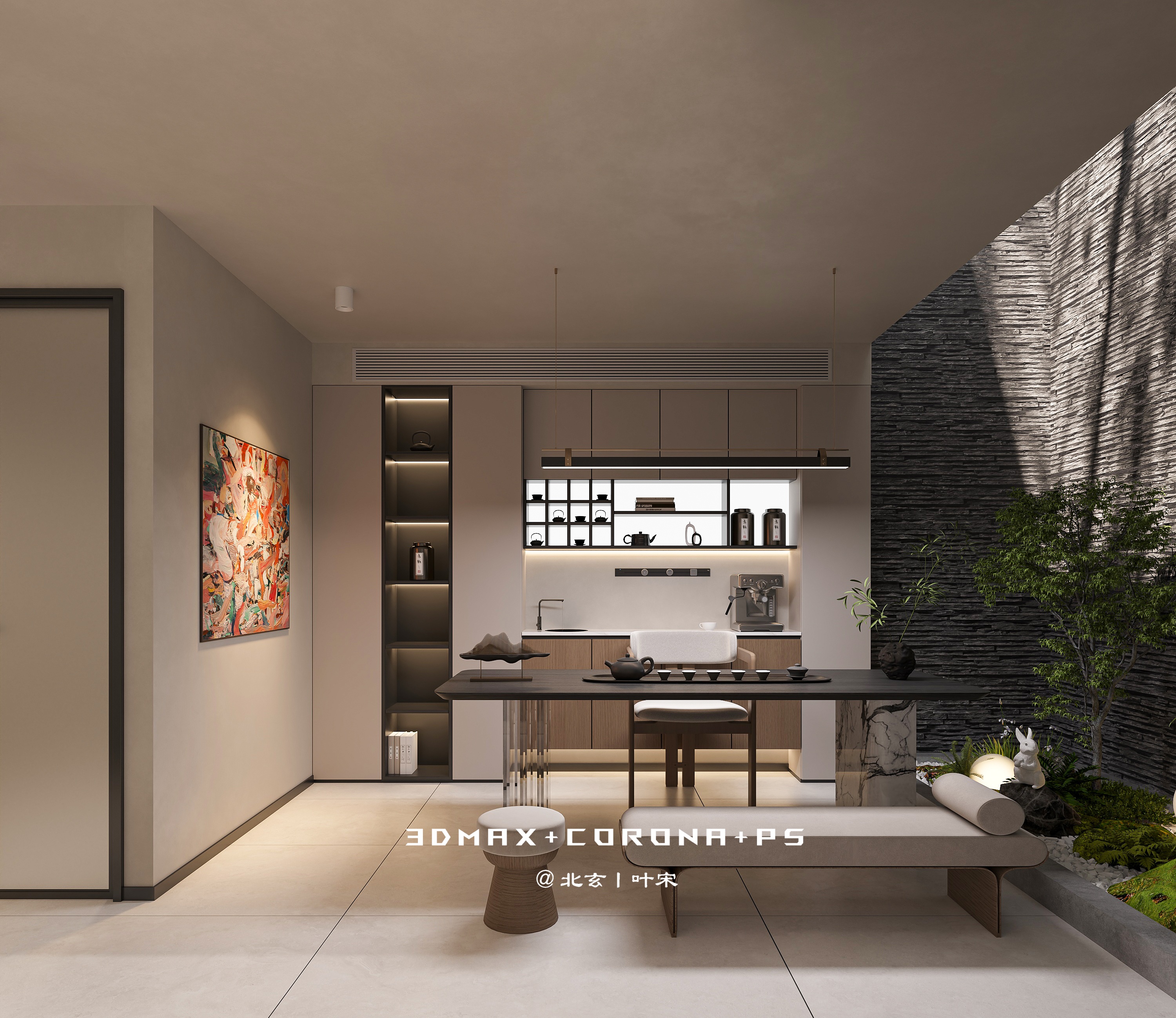 把家“减”到最舒服的状态丨现代简约别墅-6