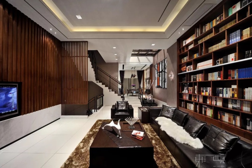 书韵——福州新中式住宅 东形西见设计-7