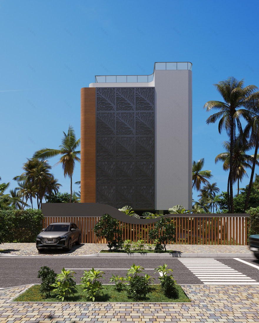 建筑海滩效果图-4