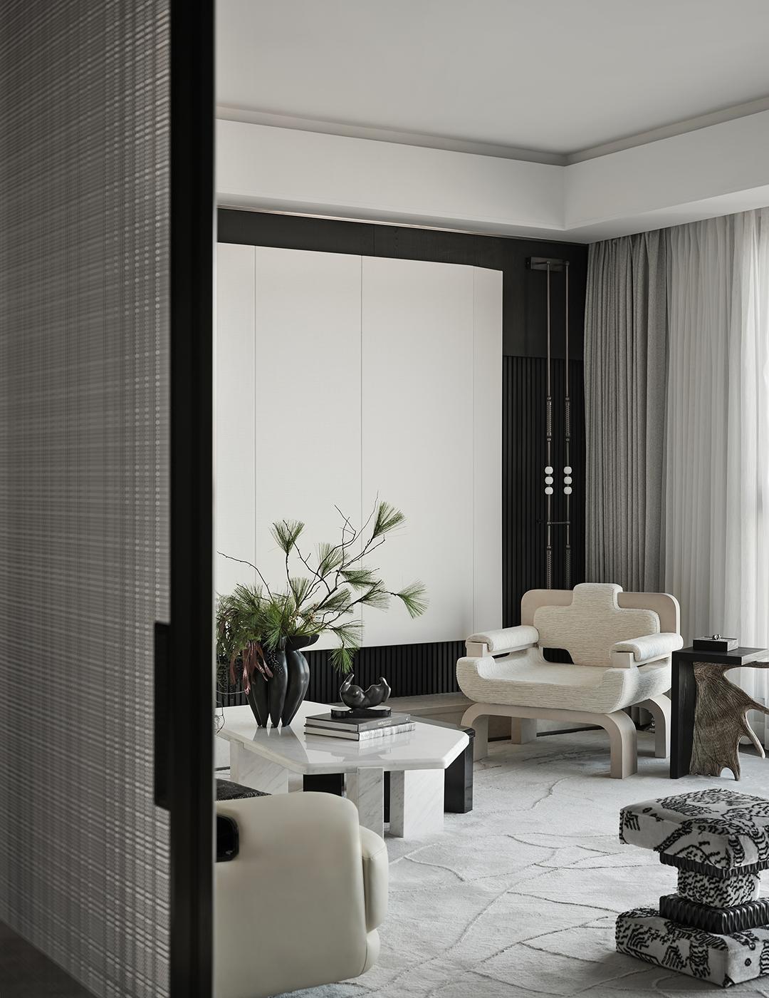 中海·大连十里观澜复式丨中国大连丨室内设计为深圳共向设计,软装设计为深圳共向美学-5