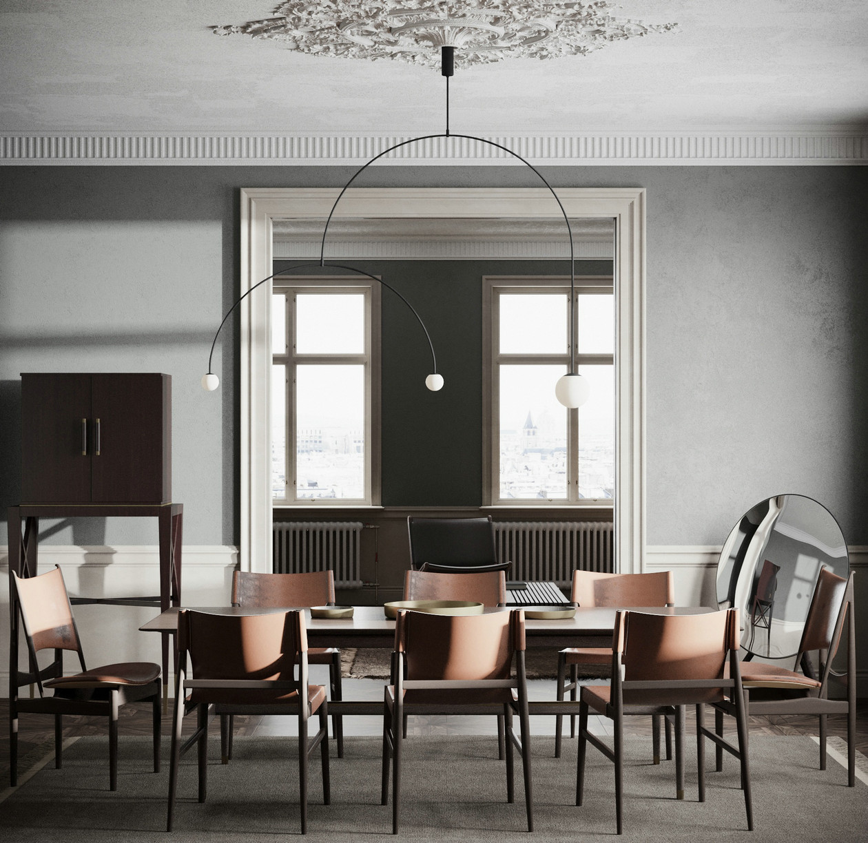 中性色彩与简洁线条构成的纳维亚风格公寓-9