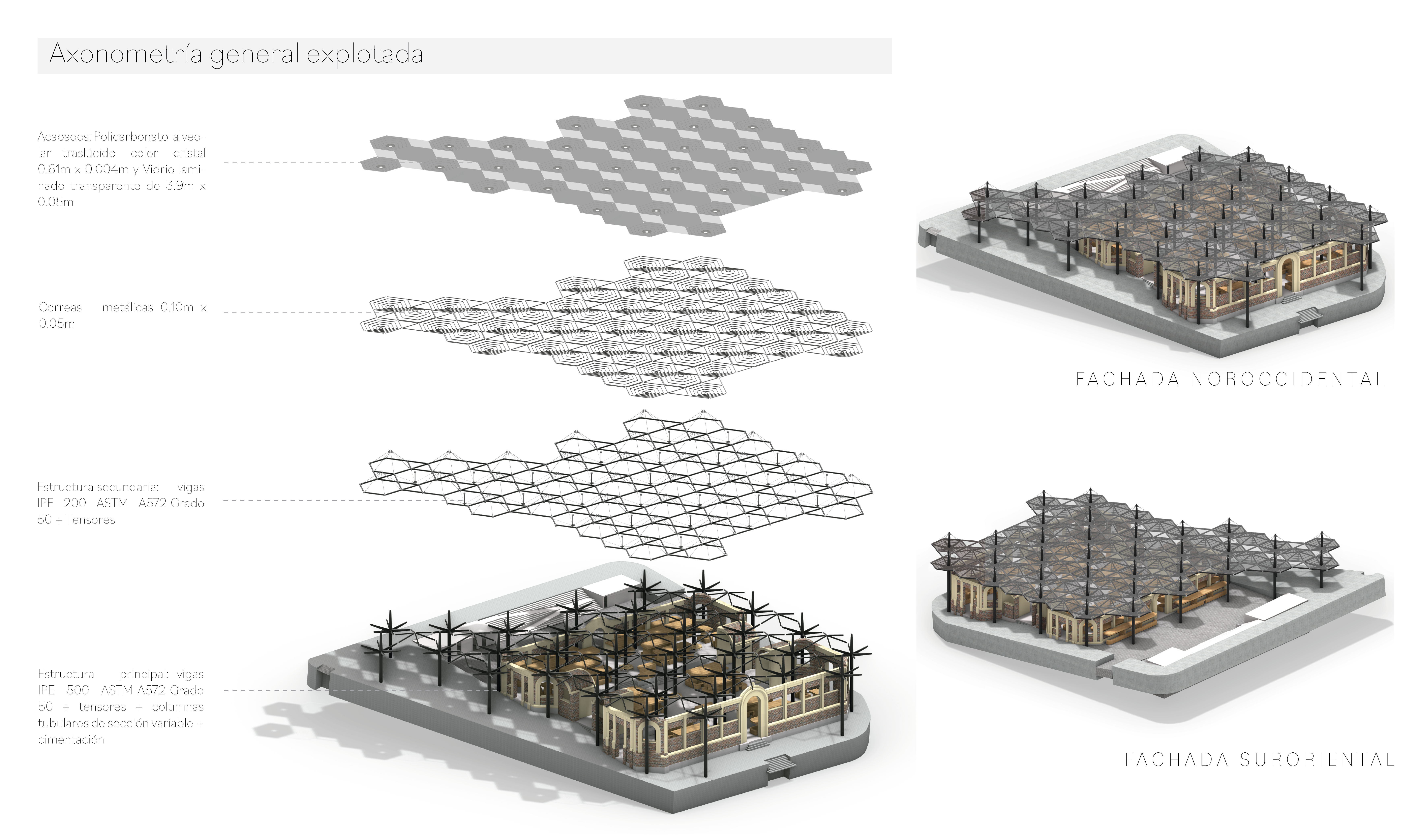 Mercado de las Cruces 广场市场屋顶设计丨哥伦比亚-29