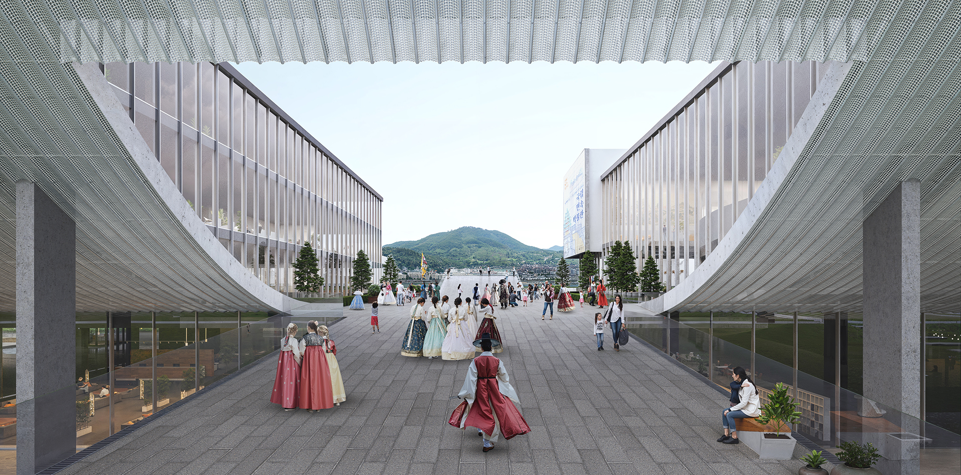 国立民俗博物馆迁建建筑设计竞赛（参赛作品）丨디엔비건축사사무소-5