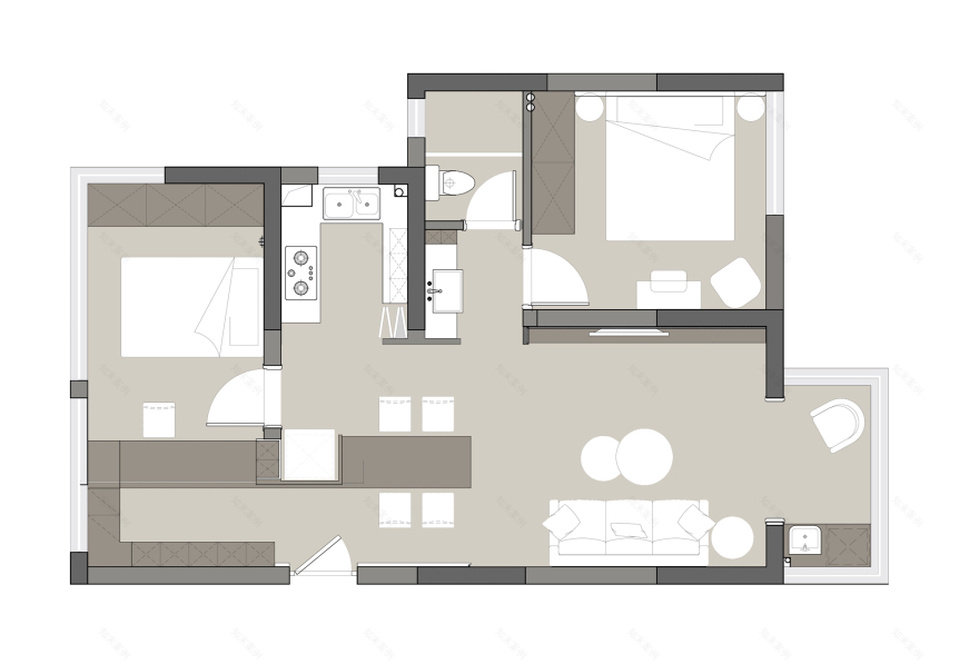 无界——打破空间的界限感,让心与心更亲近。-10