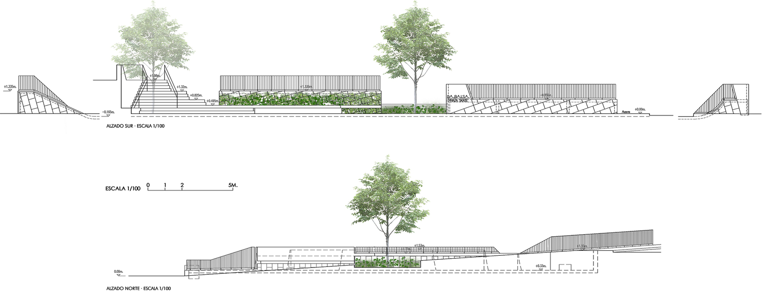 Carballo 滑板公园 · 融入城市的街头运动空间-29