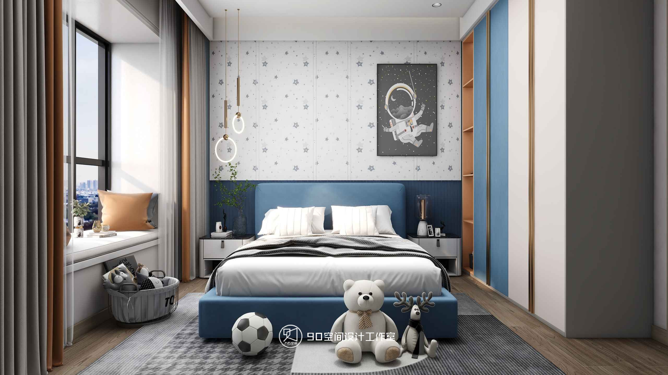 绿意浓情 · 轻奢风格 125 平方 3 室 2 厅 2 卫设计-63