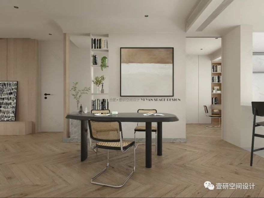 原木风合肥湖畔徽映阁设计丨中国合肥丨壹研空间设计-13