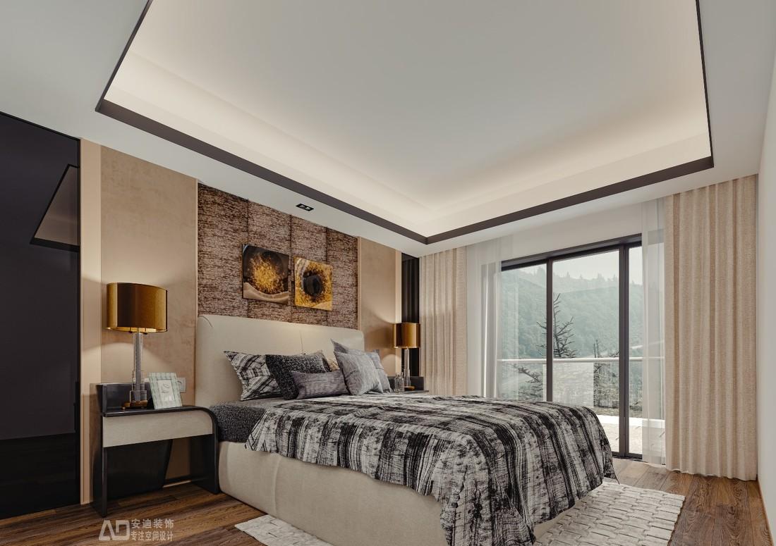 五龙山蓝山别墅轻奢空间设计-6