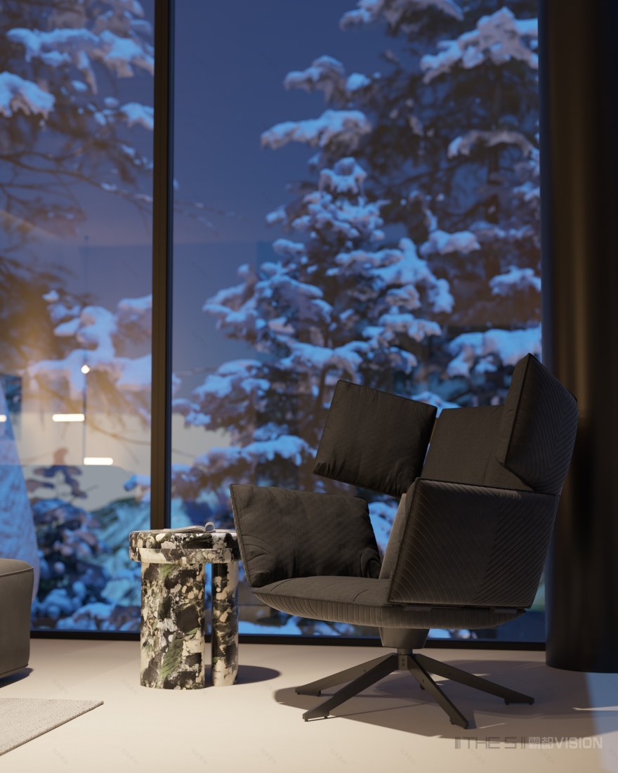 雪山之巅的战士斯寒 · 室内设计点评与升级-50