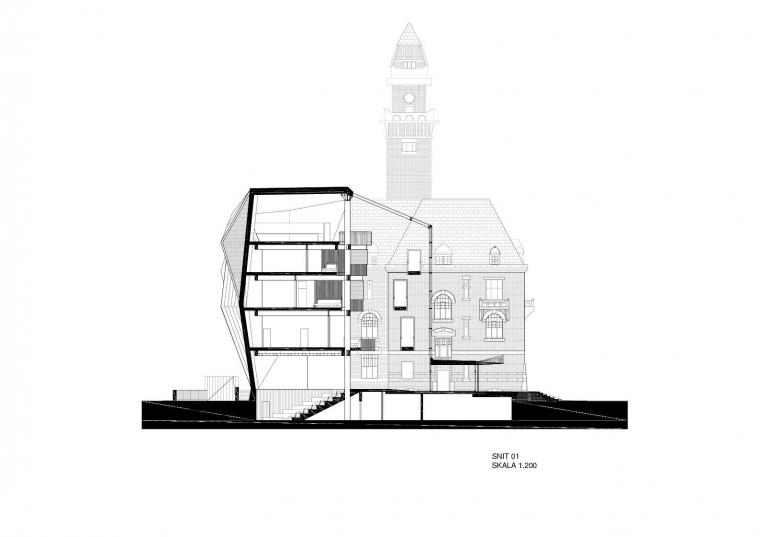 瑞典世界海事大学Tornhuset港口之家丨Terroir与Kim UtzonArkitekter联合设计-48