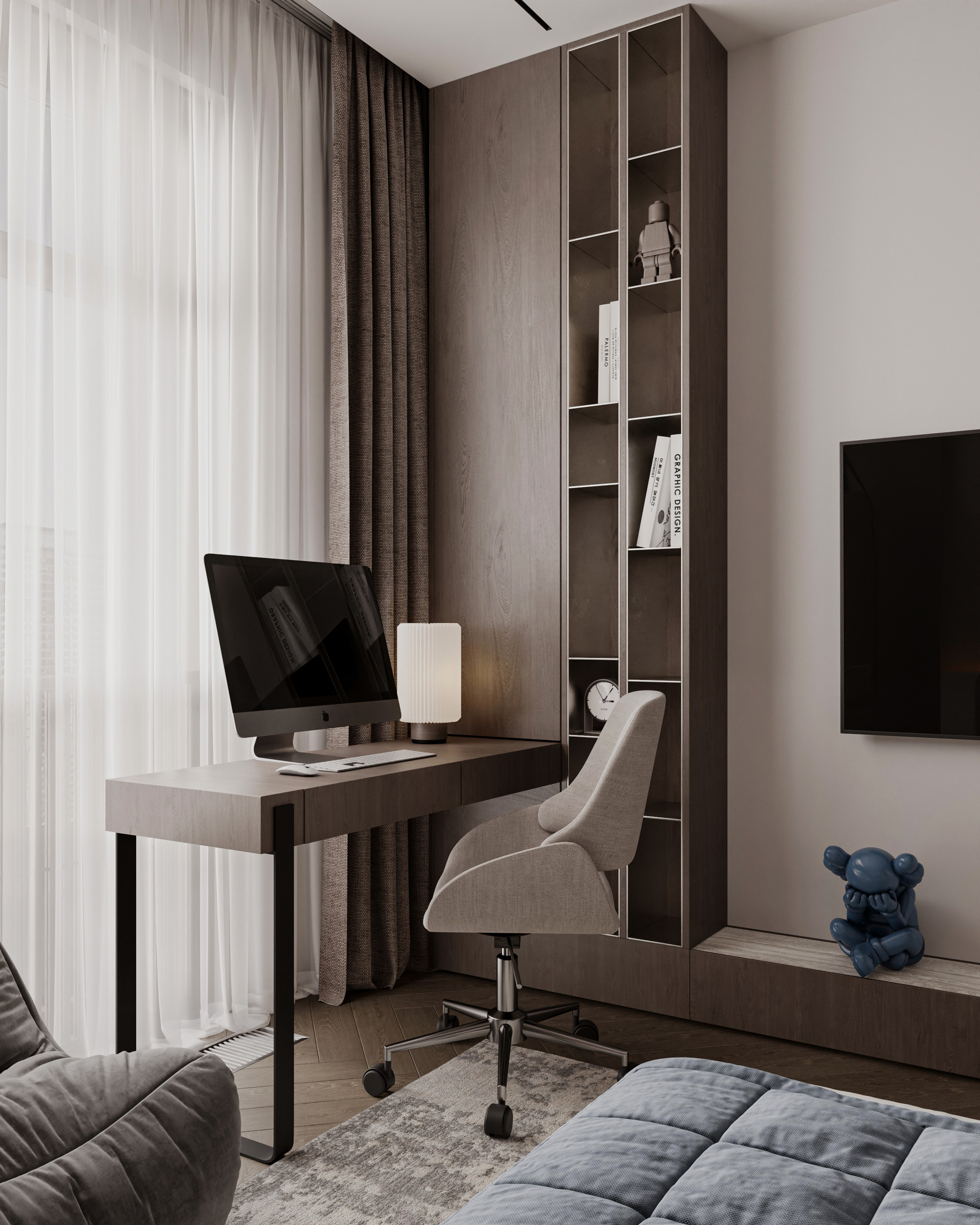 日落男孩卧室丨Sher.Architects-14