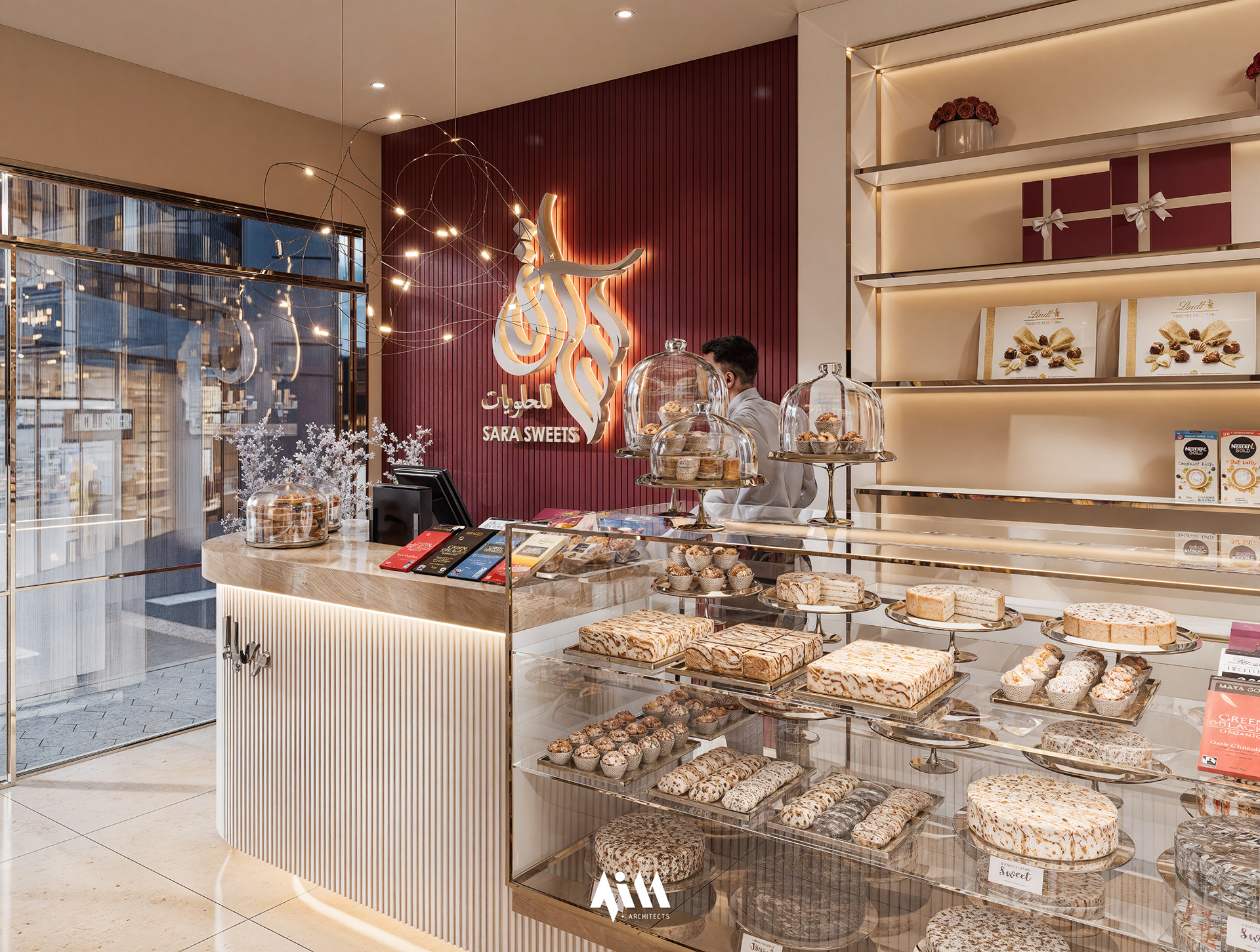 Sara Sweets零售店铺丨沙特阿拉伯丨AIM  Plus Architects-11