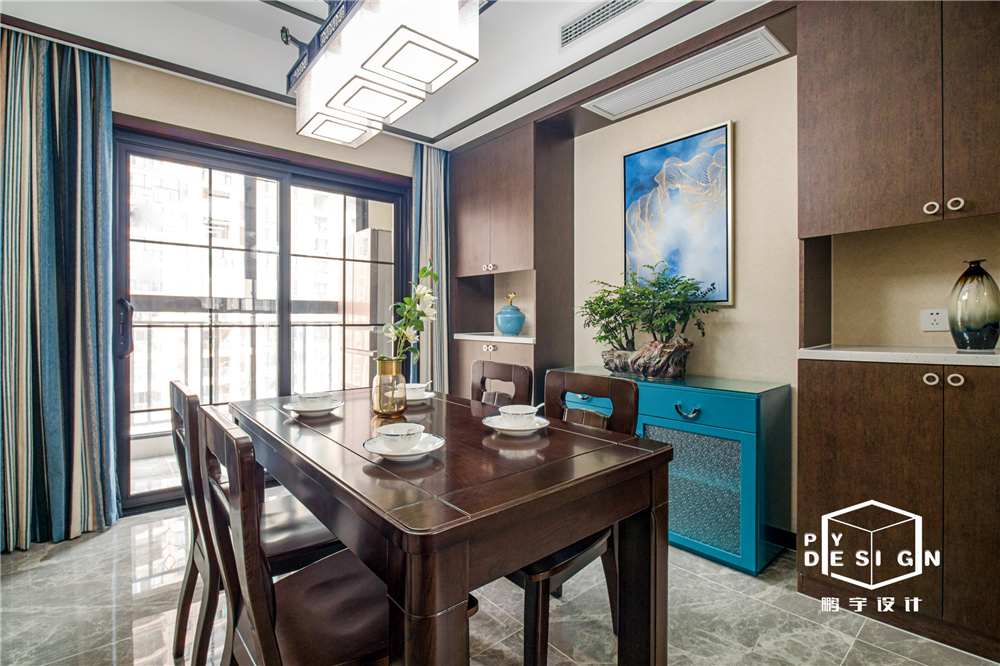 152㎡淡雅新中式 | 鹏宇设计-15