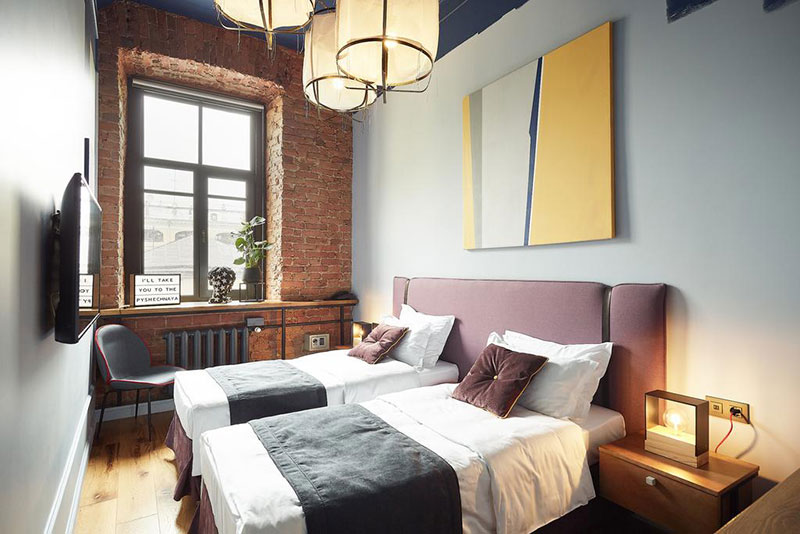 俄罗斯圣彼得堡 Wynwood 酒店 | 工业风 Loft 设计惊艳登场-7