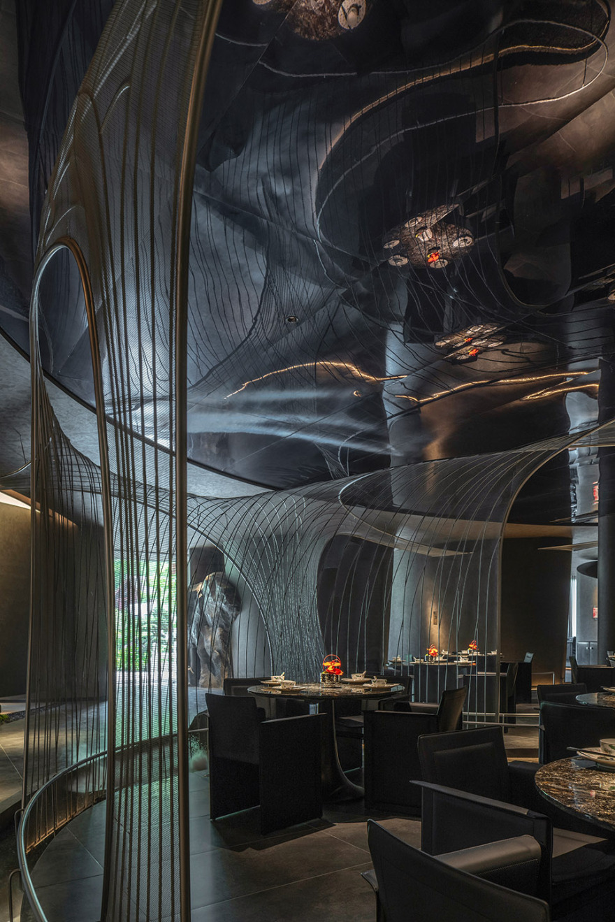 杭州西湖雷峰塔塔宴餐厅室内设计丨中国杭州丨慢珊瑚设计-40