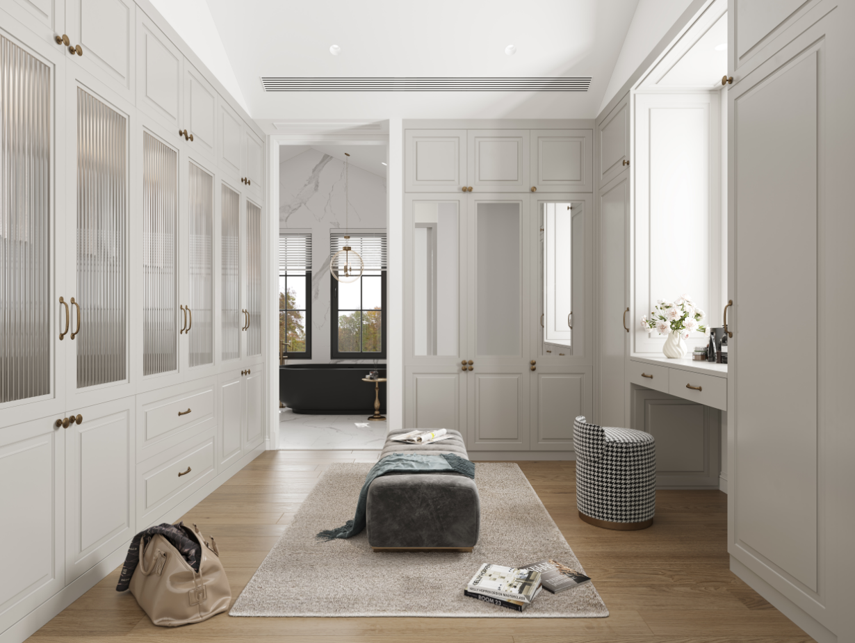 现代美式|3D渲染图-9