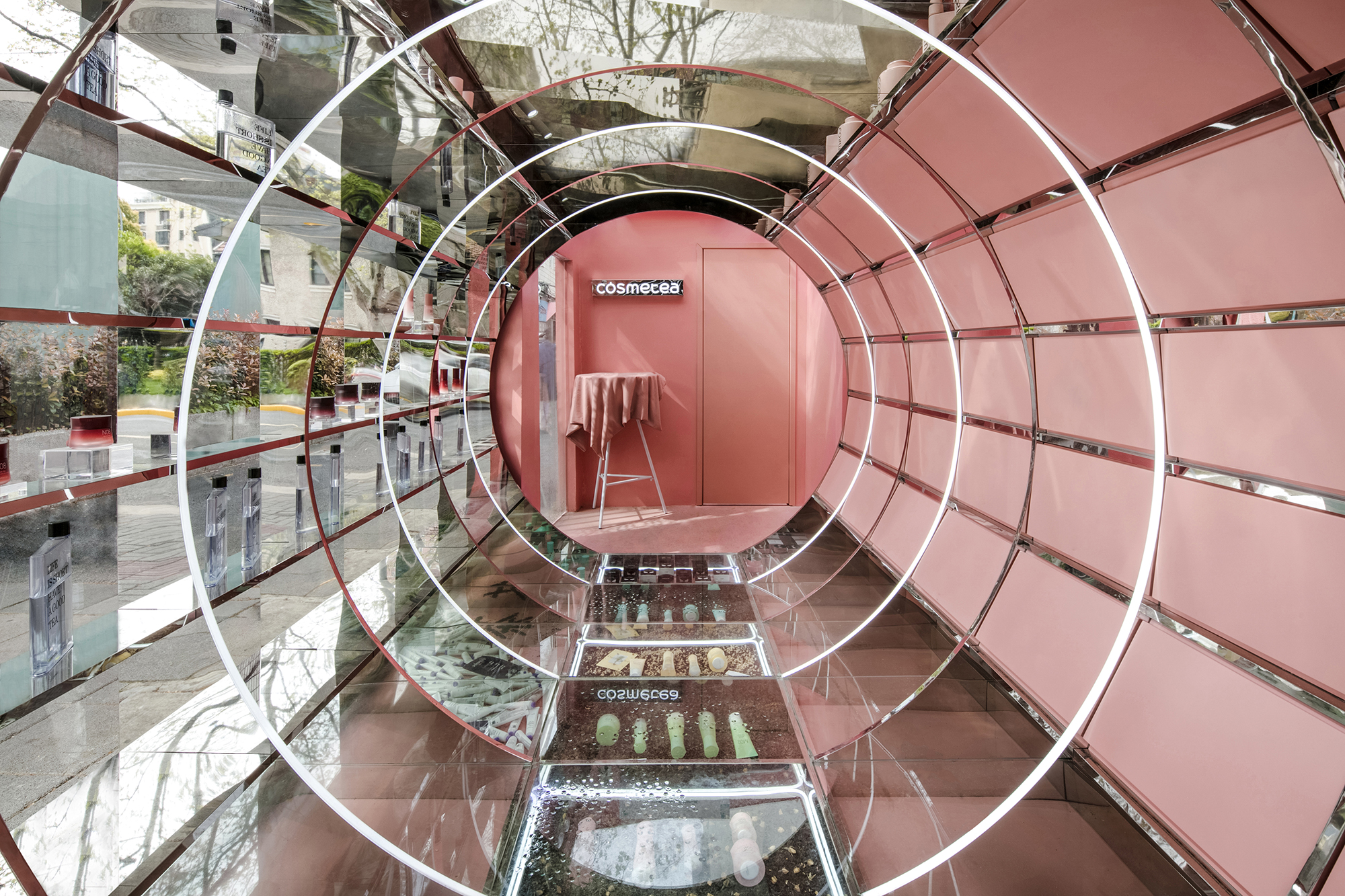 中国上海 Cosmetea Popup 商店丨Nax Architects-9