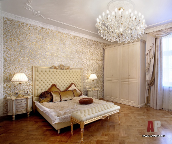 金色古典风格公寓室内设计丨Бейлина Екатерина,Андросенко Янина-22