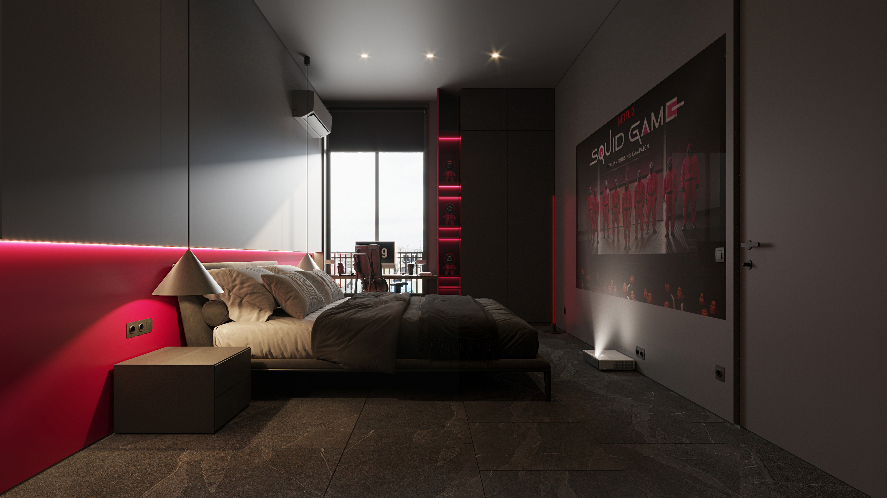 Apartment project RC One House 48. 30 m² #Squid Game-8