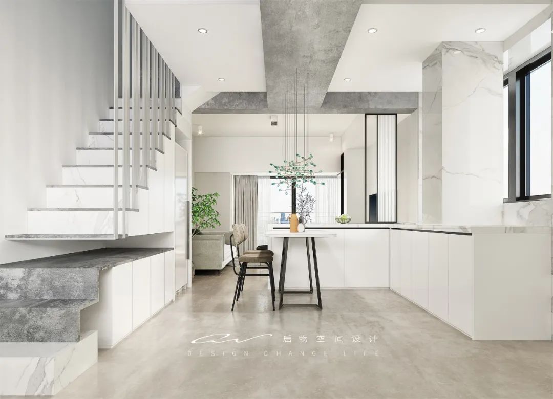 极简复式私宅，人文情感与自然融合-238