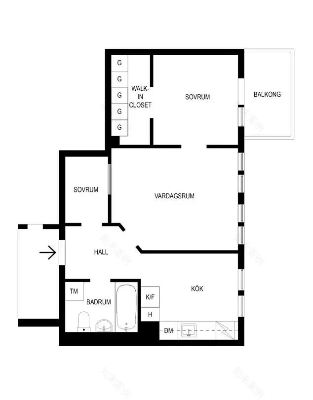 现代小户型公寓的精致设计-16
