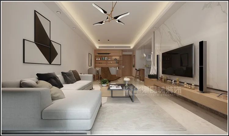 小户型扩容利器——半高电视墙-3