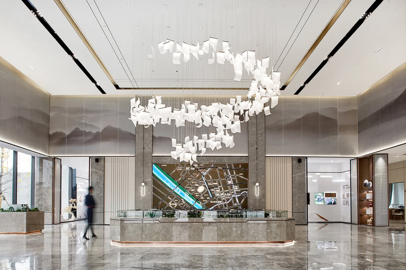 绍兴港龙·铂樾府售楼处 | 现代与古典的完美融合-11