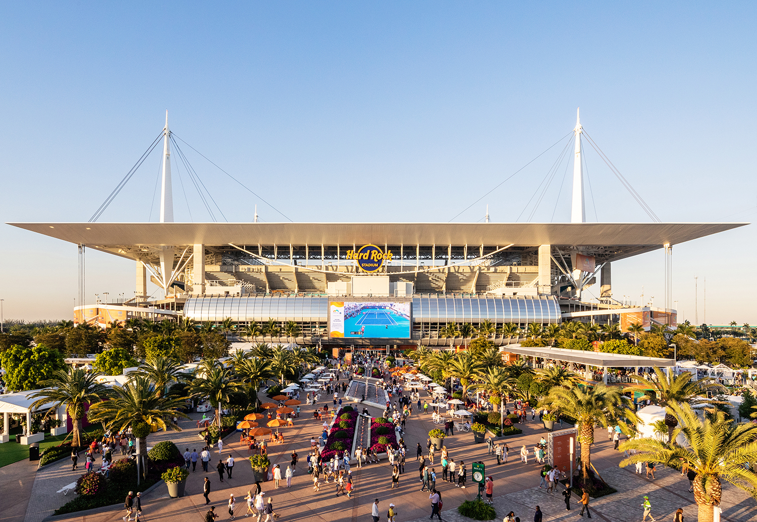 Miami Open网球场地改造项目丨美国丨ROSSETTI-0