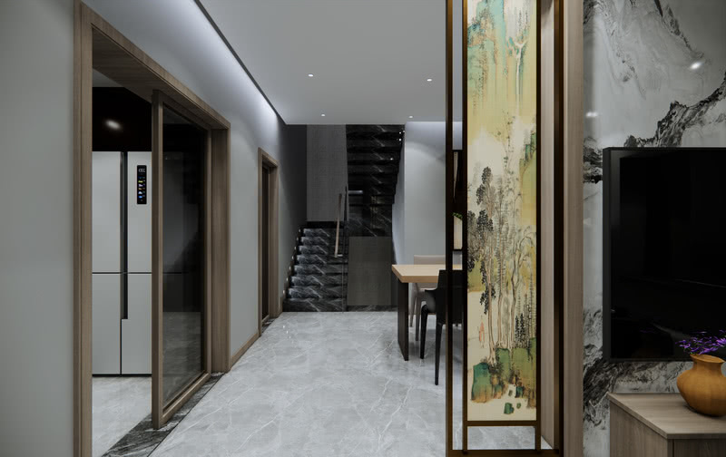 回字形中式庭院别墅设计-4