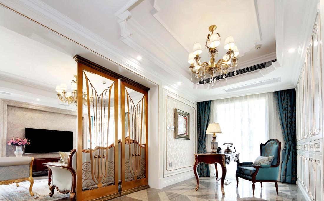 法式复古风 江景房空间设计解读-4