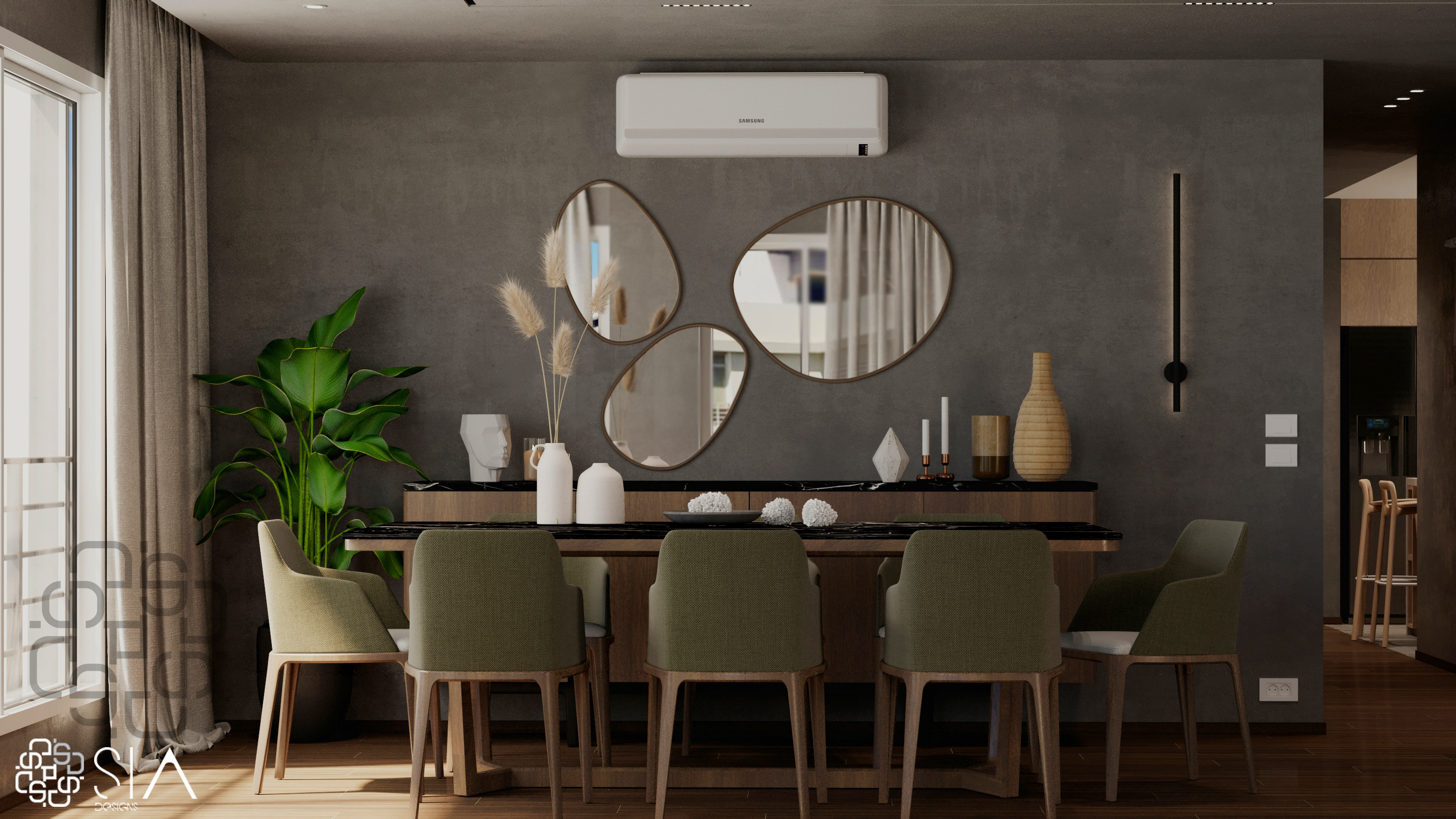 HYDE PARK II - Reception & Living area-4