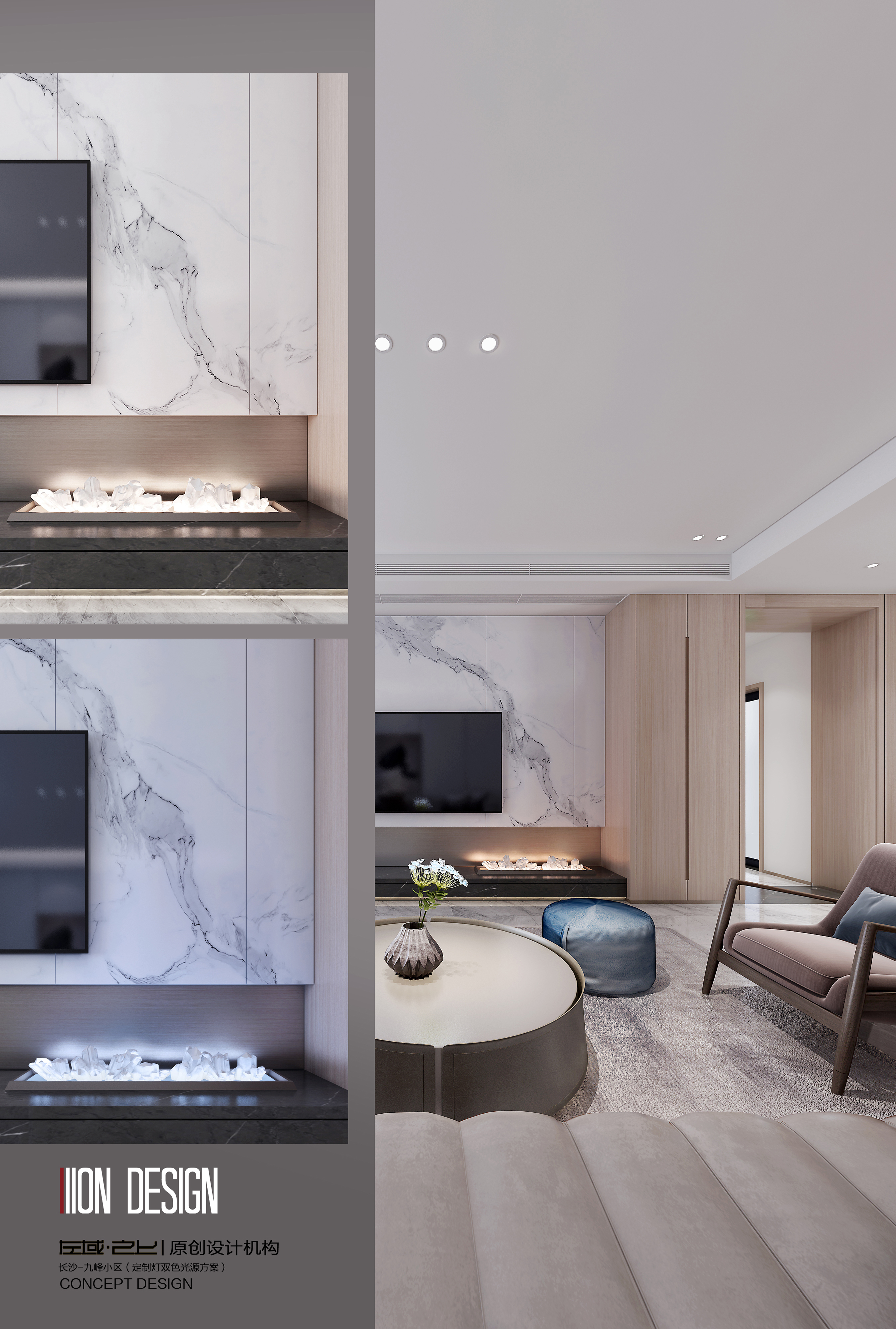 长沙九峰小区现代简约家居设计，温馨舒适尽展生活美学-11