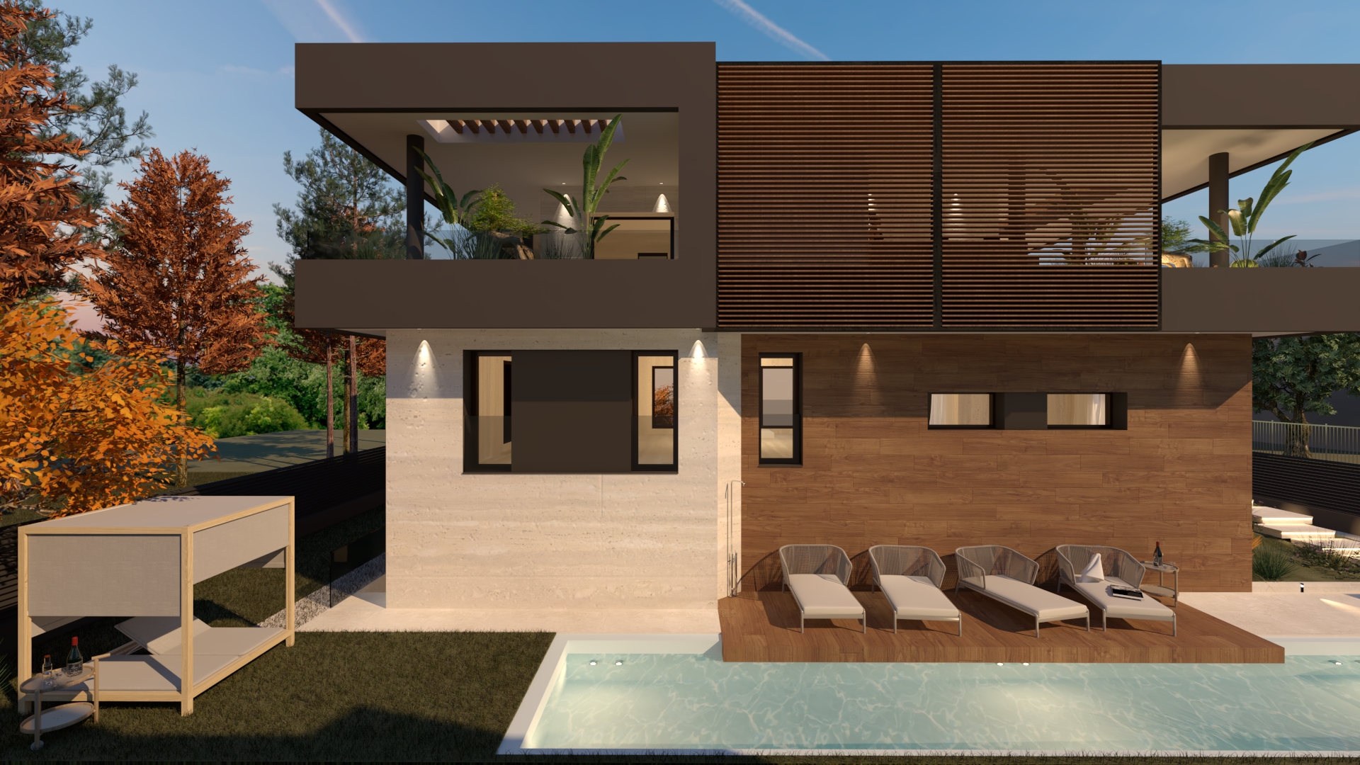 RENDERING AND RENOVATION OF A VILLA IN MILAN-5