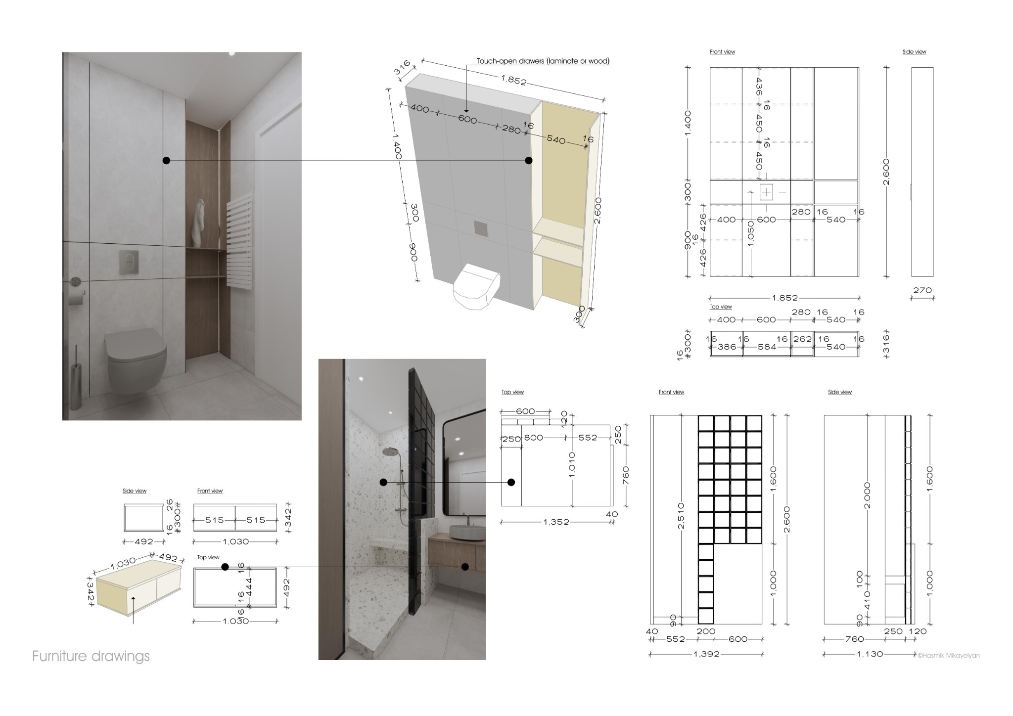 Modern Apartment Interior Design Technical Docs-14