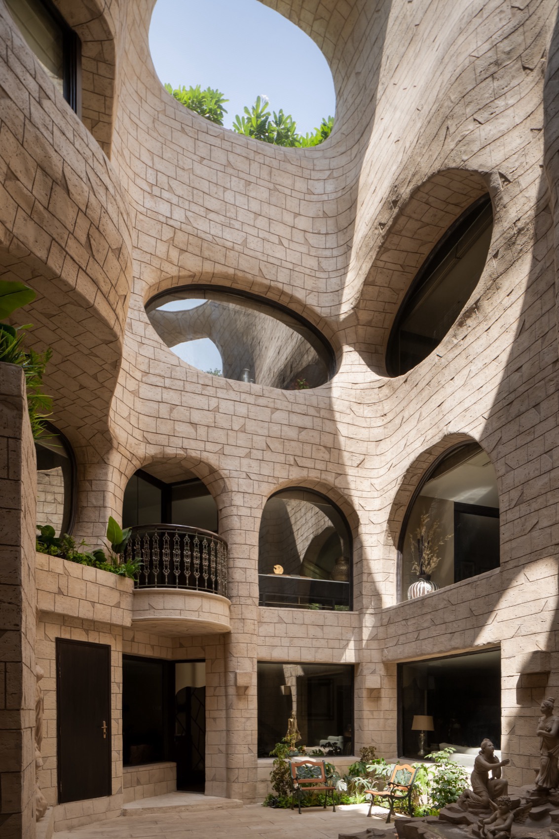 爱情之泉庭院丨印度新德里丨MOFA Studio-44