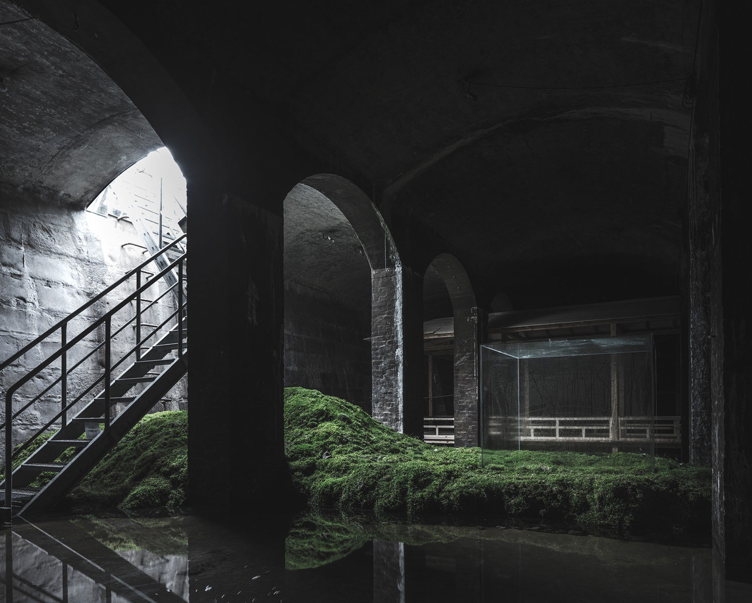 Hiroshi Sambuichis Subterranean Installation at The Cisterns.-3