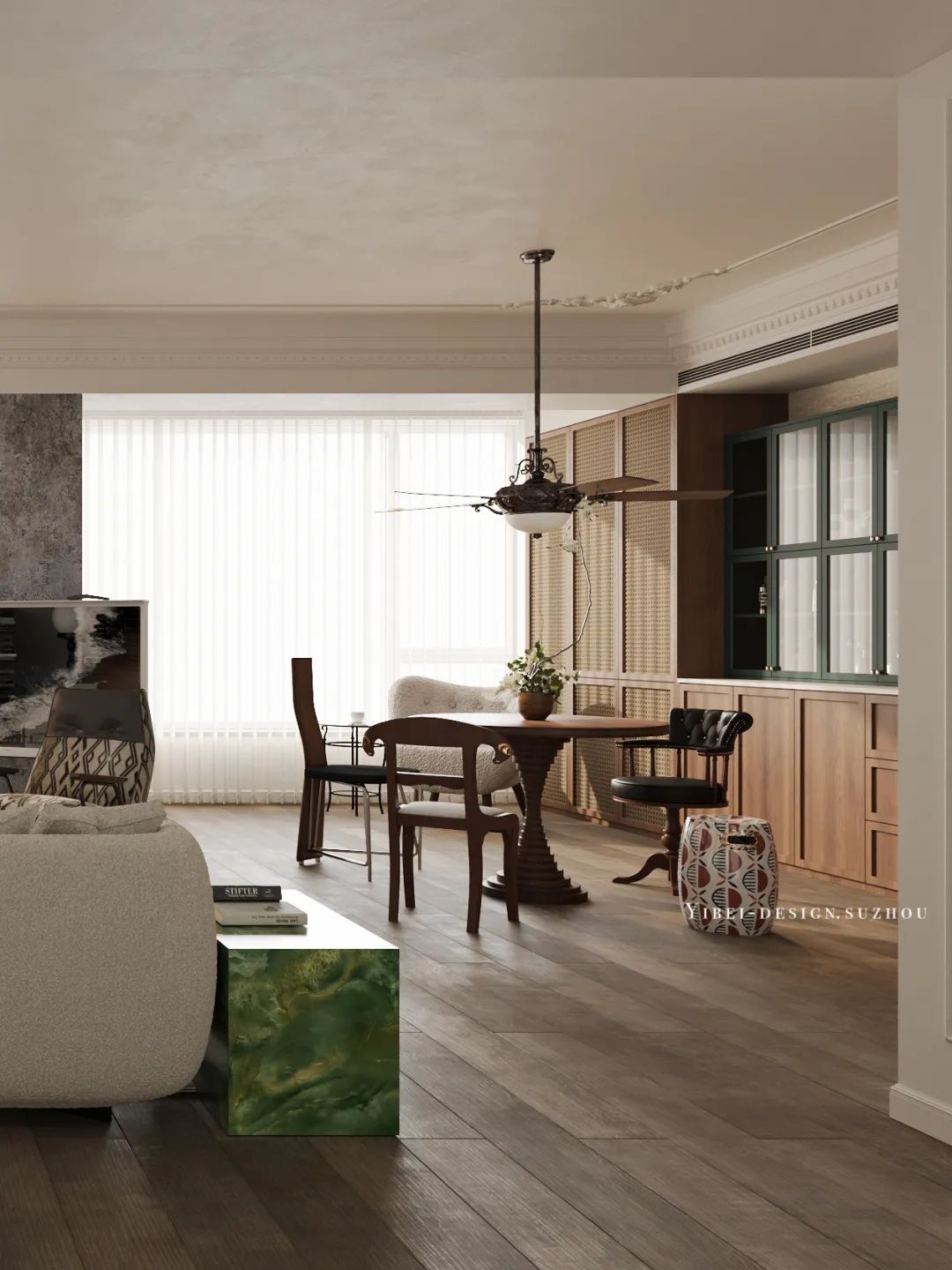 法式浪漫艺术气息居家空间设计丨中国苏州丨YIBEI DESIGN-6