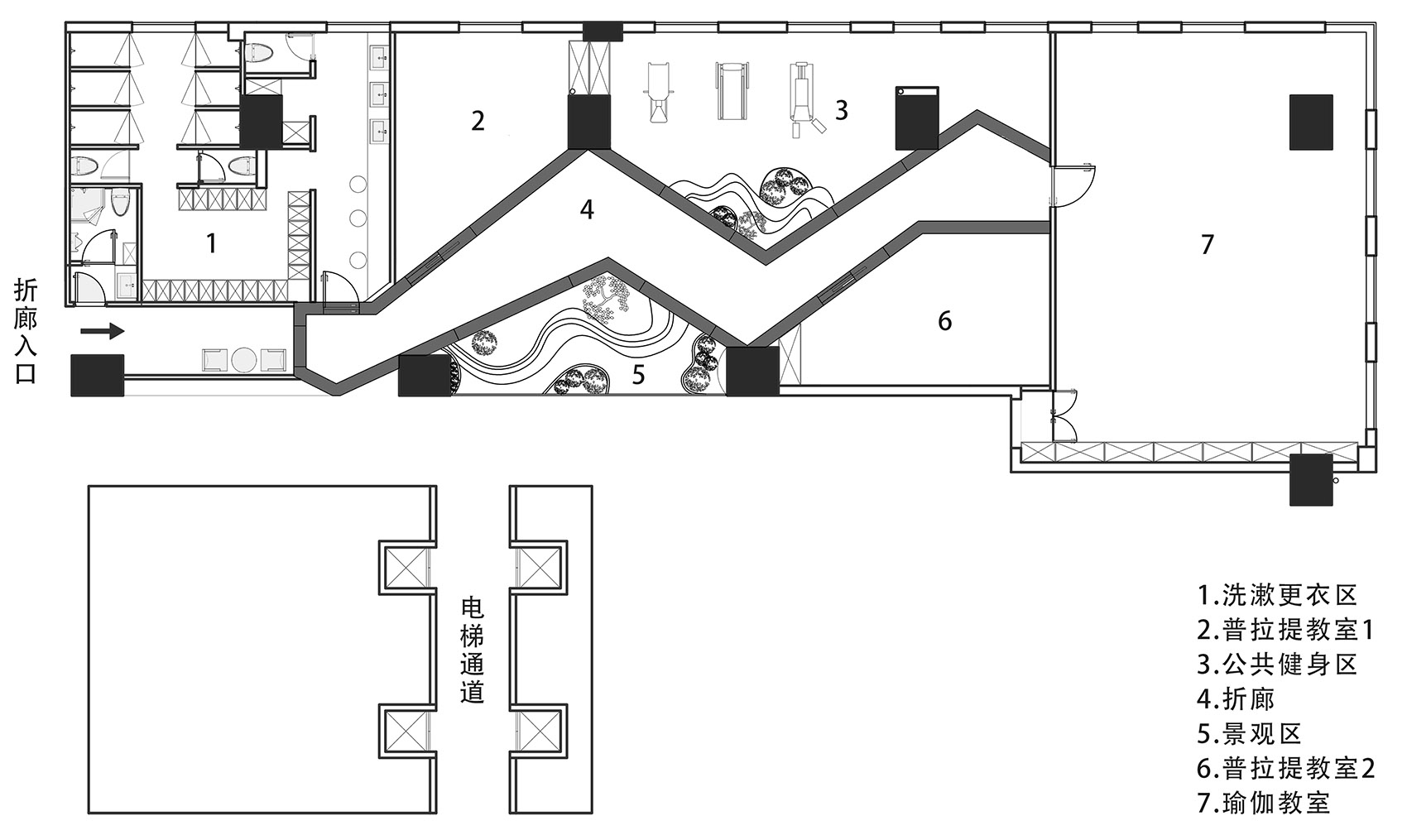 常熟瑜伽馆丨夏天设计工作室-87