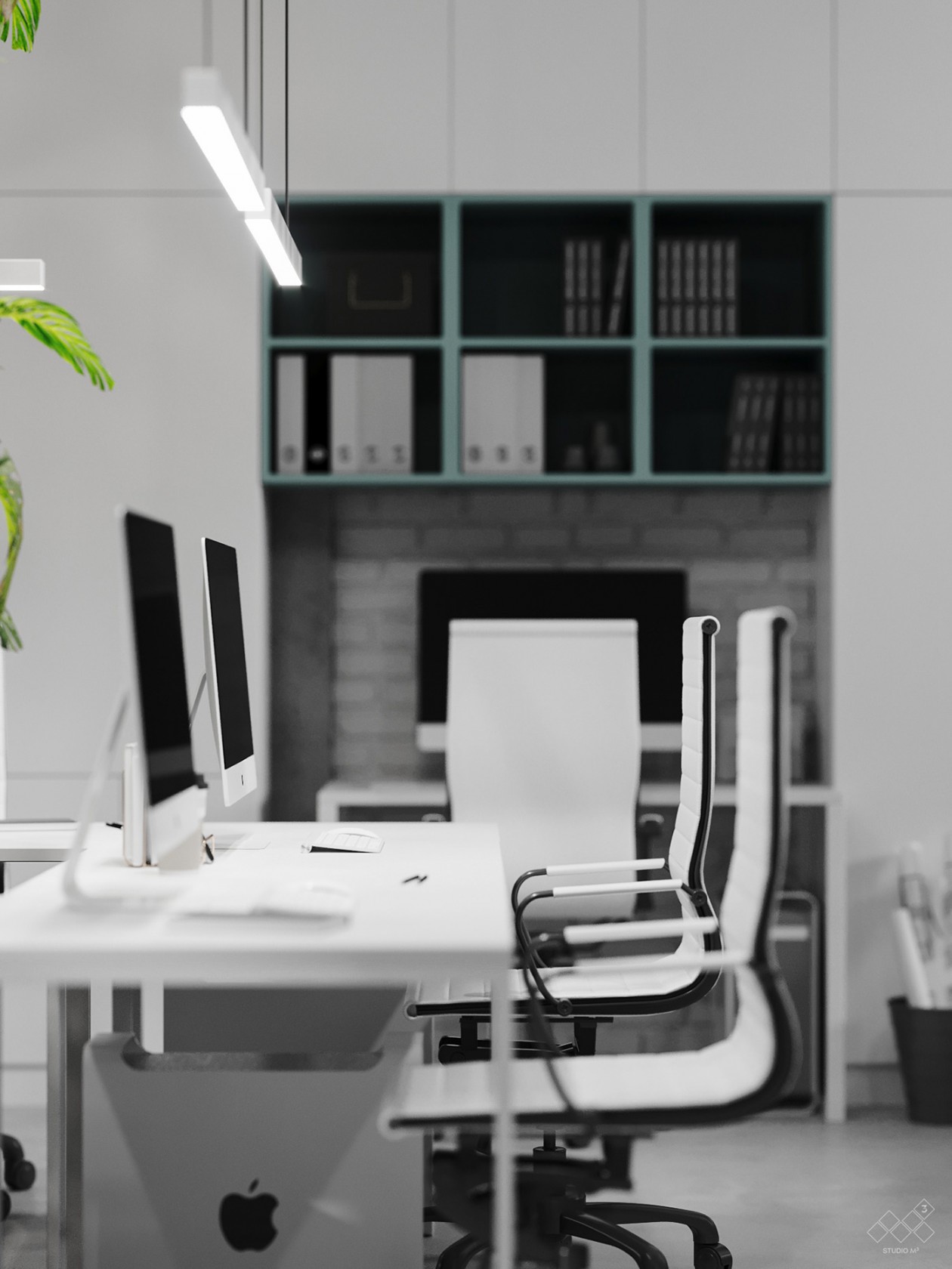 乌克兰基辅86㎡办公空间设计-14