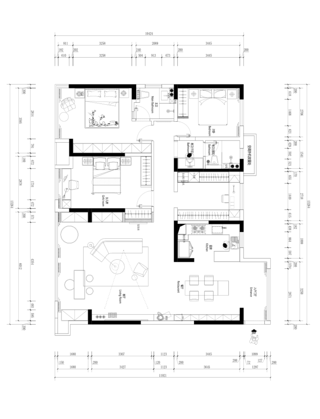 首发 | 巨橡建筑设计王腾飞新作：Light&Shadow 164m² 光与影的共生诗篇-28