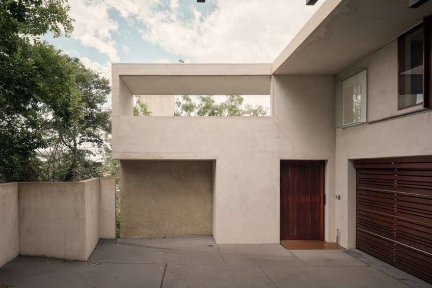 布里斯班山坡上的宁静花园 · N House丨PartnersHill-25