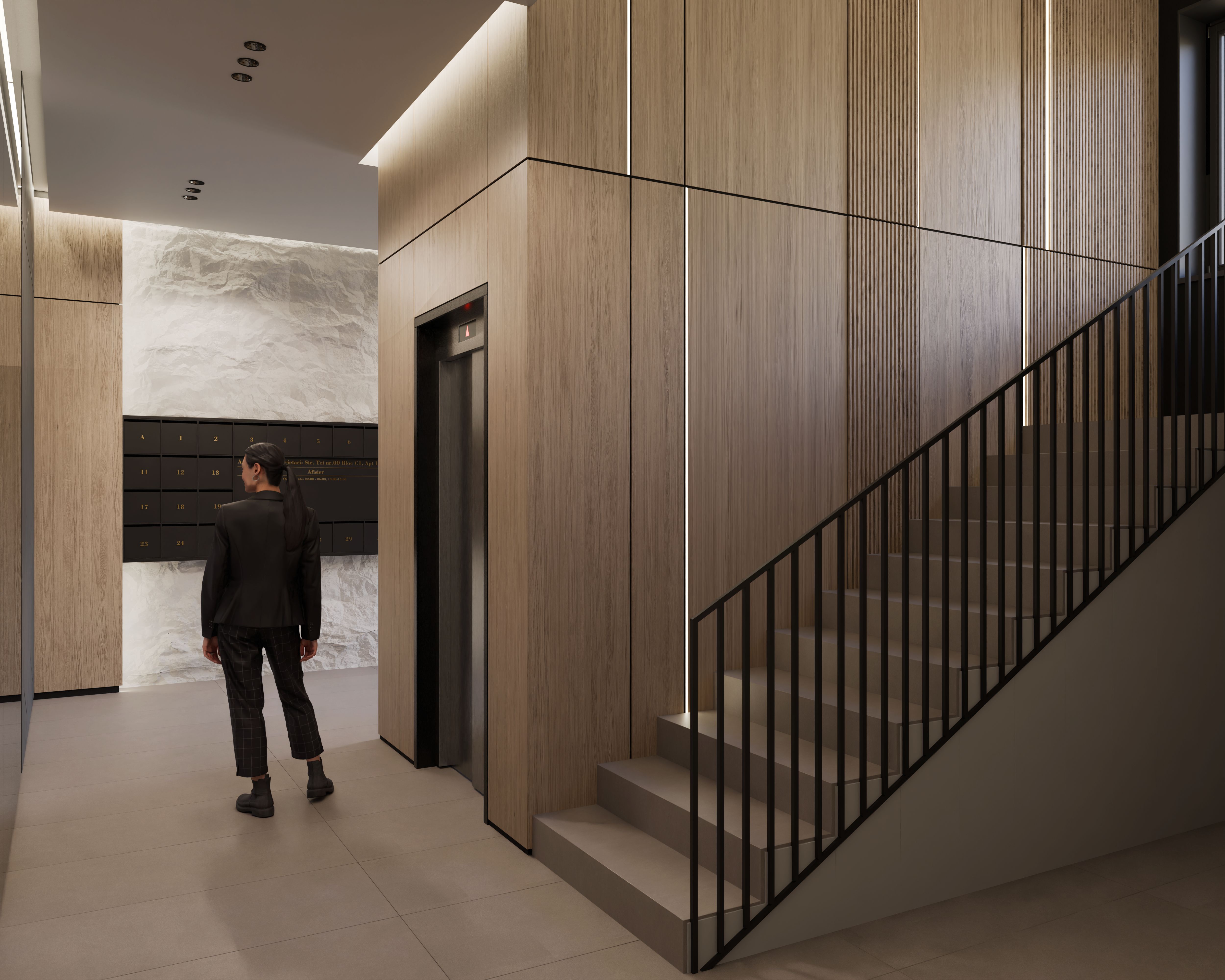 某住宅综合体入口及公共区域设计-21