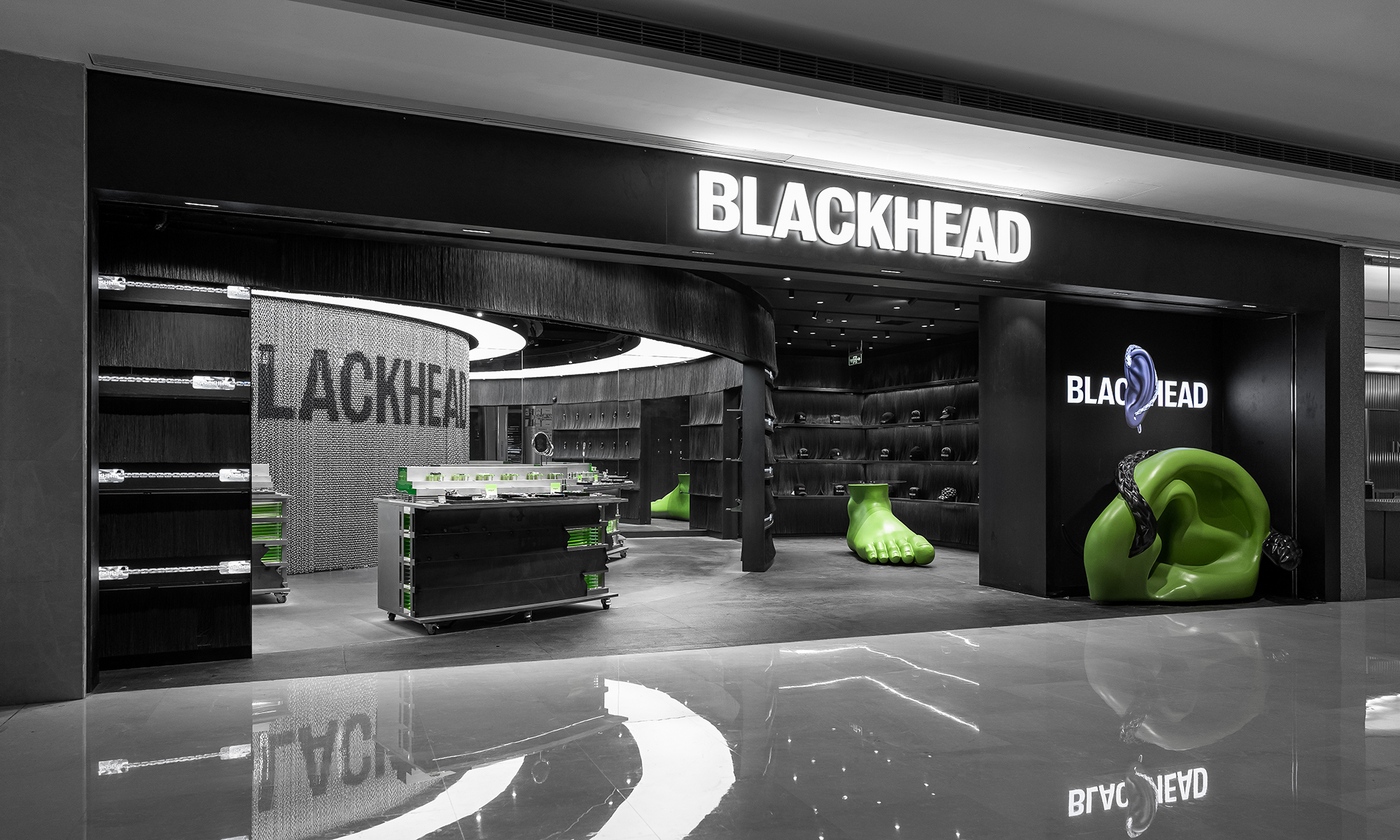 BLACKHEAD 黑头长沙旗舰店空间设计丨中国长沙丨或者设计-12