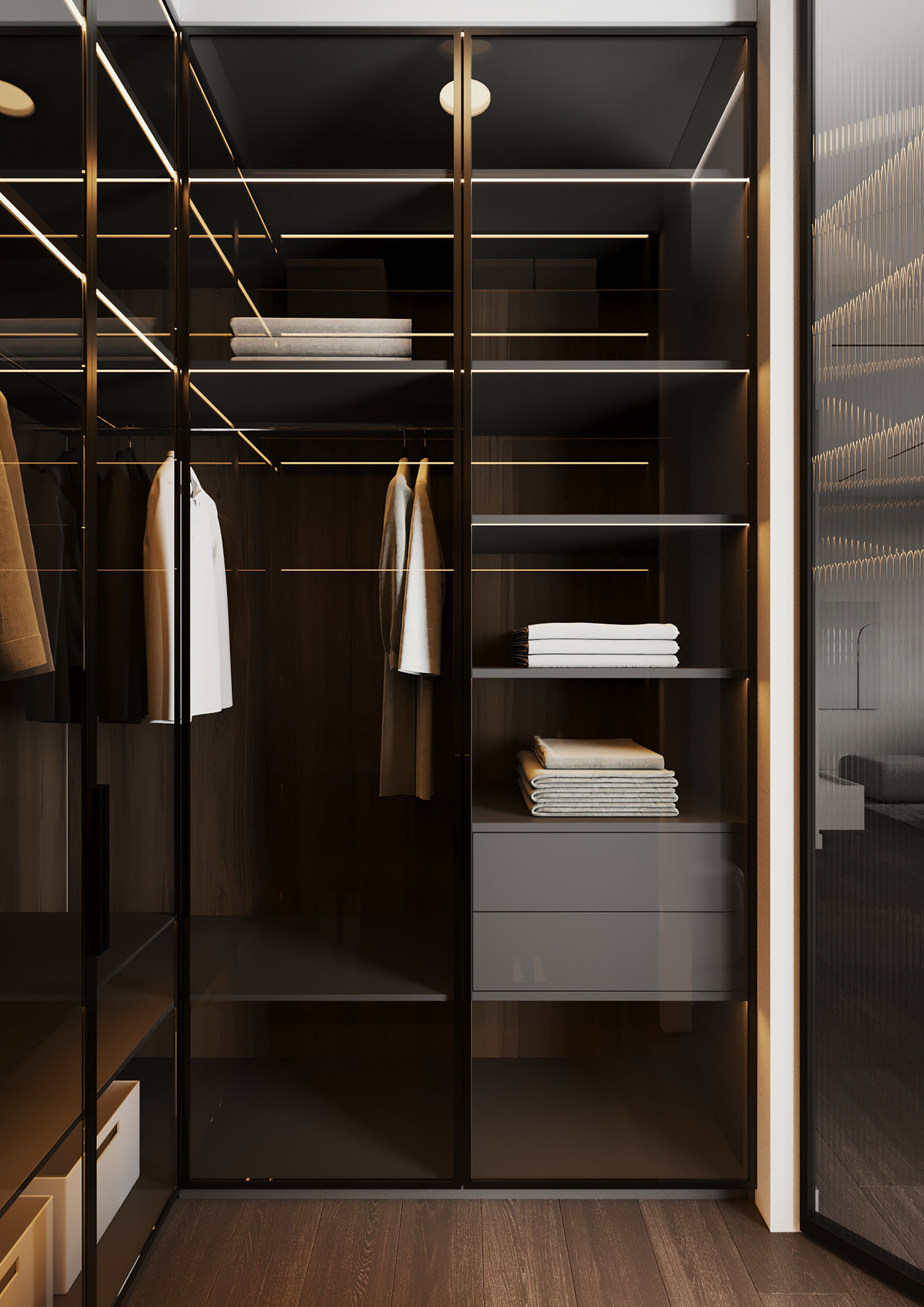 130平米极简风住宅设计 超有气质-24